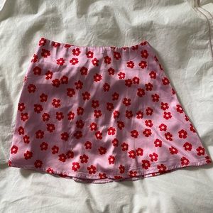 Princess Polly floral mini skirt